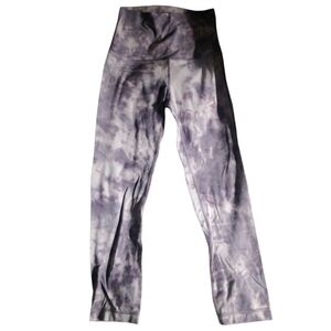 Lululemon Purple Tie-Dye Leggings